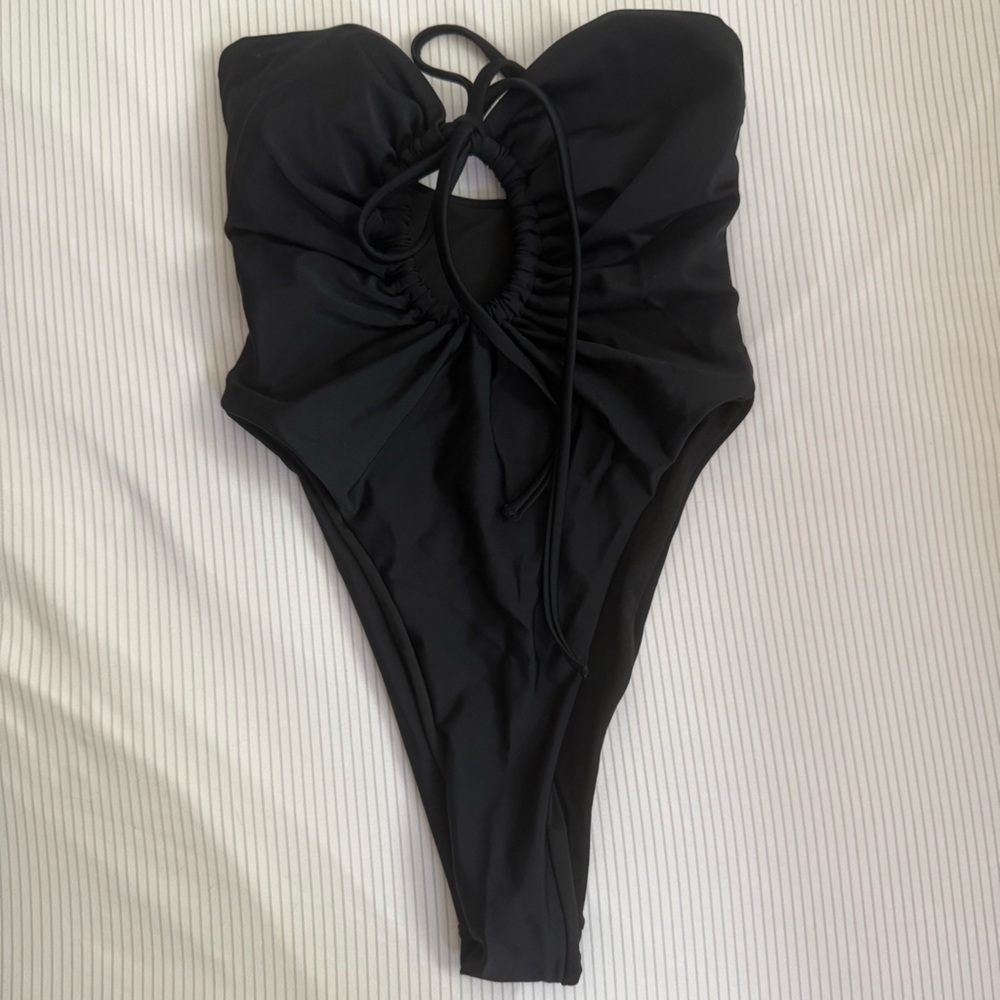 Princess Polly Black One-Piece Swimsuit